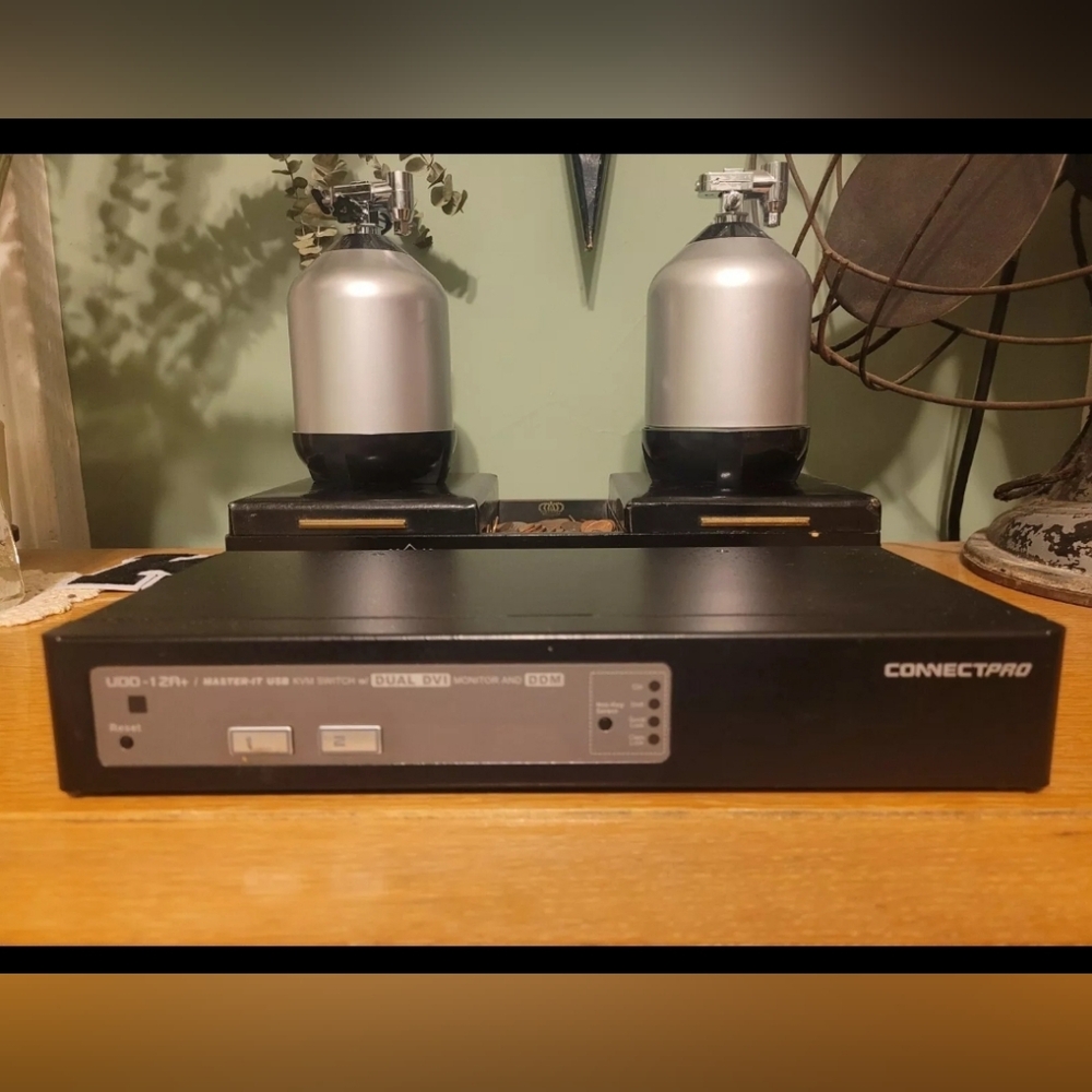 CONNECTPRO UDD-12A+ MASTER IT USB KVM SWITCH DUAL DVI & DDM DUAL SCREENS